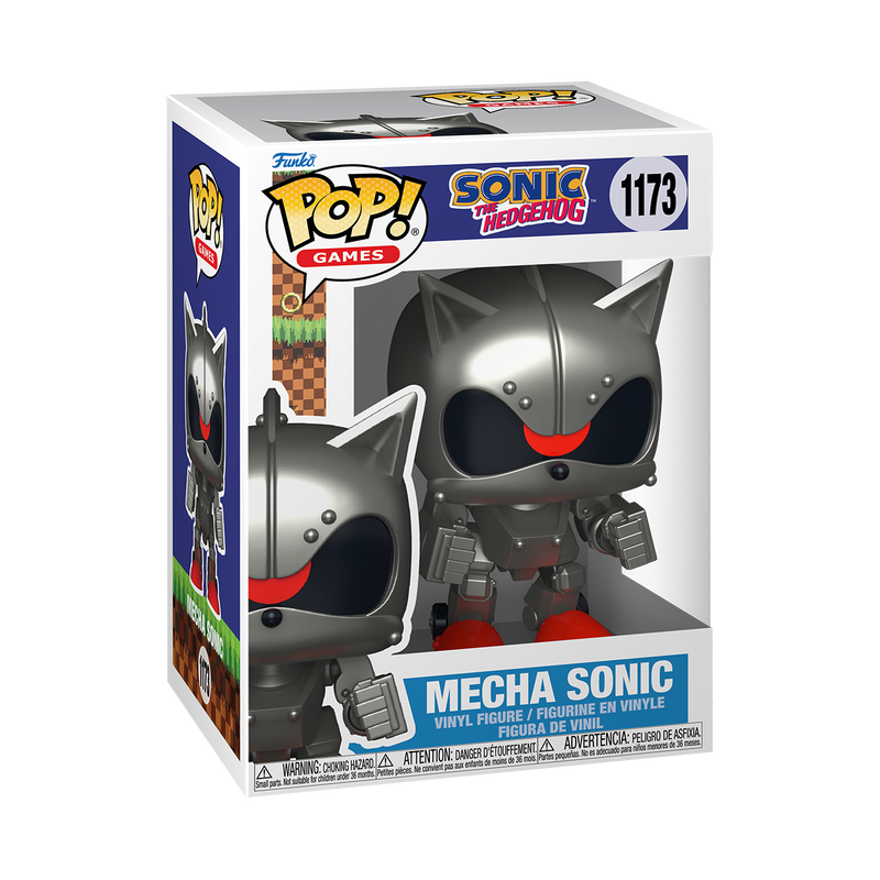 Mecha Sonic Funko Pop! #1173 stock photo in-box Sonic the Hedgehog