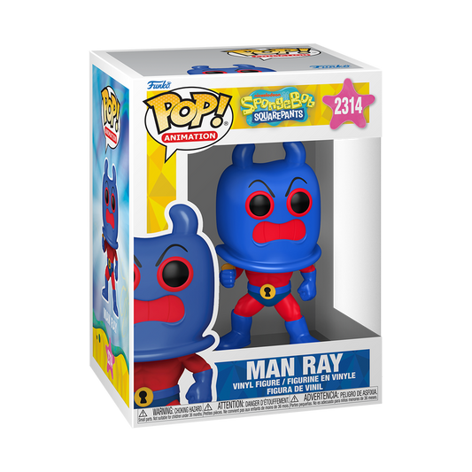 Man Ray Funko Pop! #2314 stock photo in-box SpongeBob SquarePants