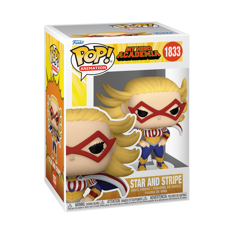 Star And Stripe My Hero Academia Funko Pop Packaging