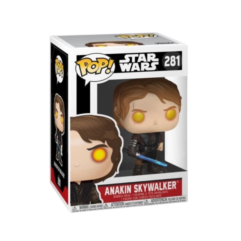 Anakin Skywalker Funko Pop! #281 stock photo in-box from Star Wars