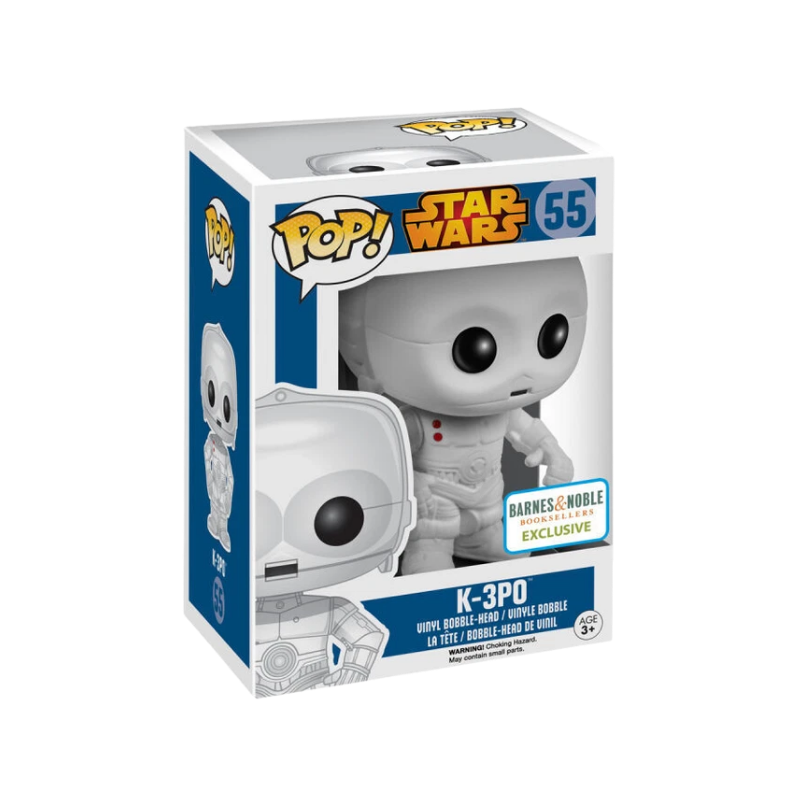 K-3PO Funko Pop! #55 Barnes & Noble Exclusive stock photo in-box from Star Wars