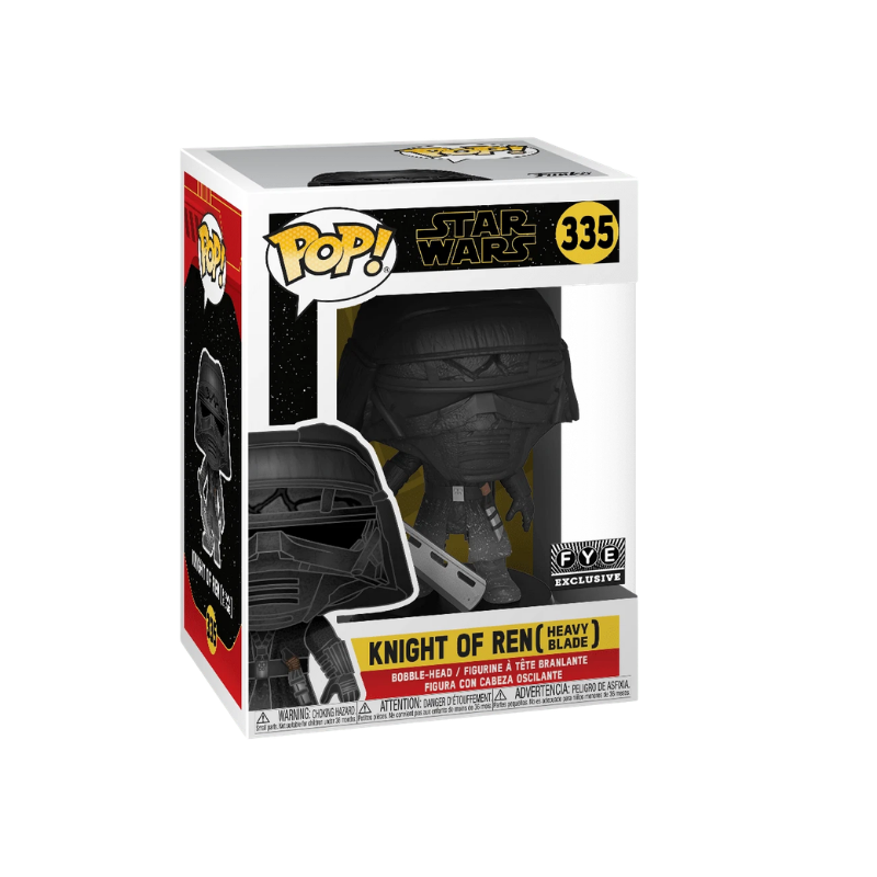 Knight of Ren Heavy Blade Funko Pop! #335 FYE Exclusive stock photo in-box from Star Wars The Rise of Skywalker