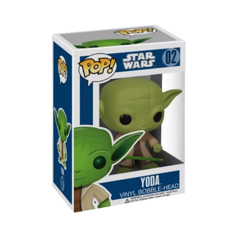 Yoda Funko Pop! #02 stock photo in-box from Star Wars