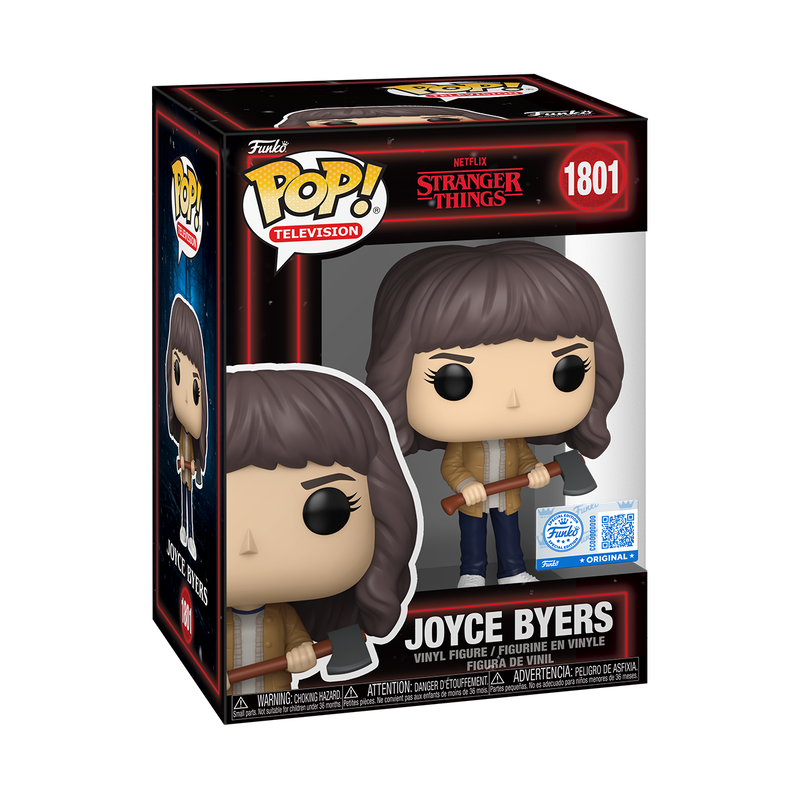 Joyce Byers Funko Pop! #1801 Funko Exclusive stock photo in-box Stranger Things