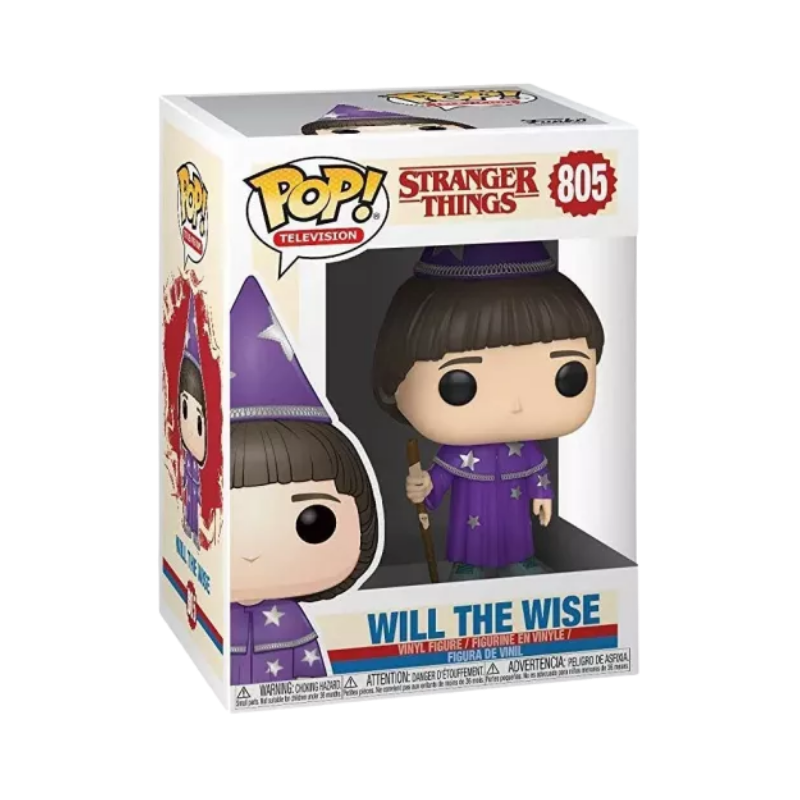 Will the Wise Funko Pop! #805 stock photo in-box from Stranger Things