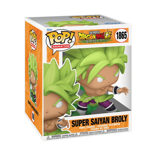 Funko Pop! Dragon Ball Super Super Saiyan Broly #1865 Funko Pop box packaging front view