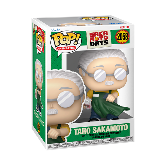 Funko Pop! Netflix Sakamoto Days Taro Sakamoto #2058 Funko Pop box packaging front view