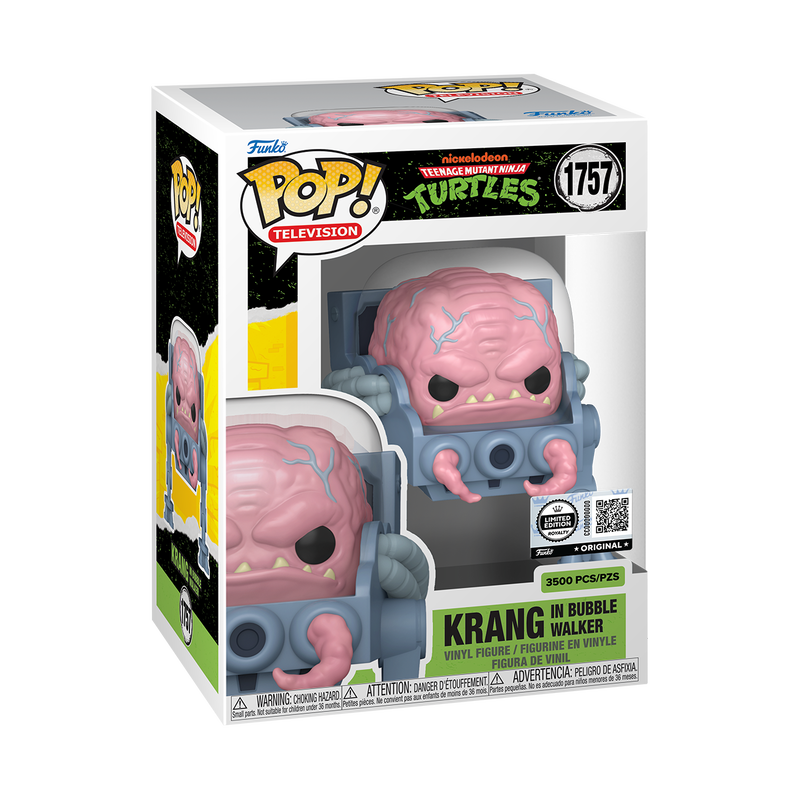 Krang in Bubble Walker Funko Pop #1757 Royalty Limited Edition in box packaging