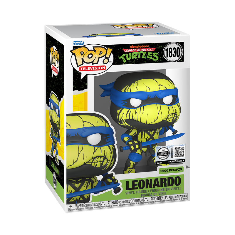 Leonardo Deco Funko Pop! #1830 Royalty Limited Edition 3500 Pcs stock photo in-box from Teenage Mutant Ninja Turtles