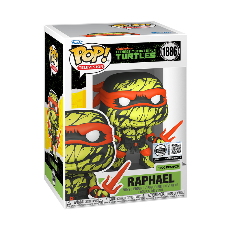 Raphael Deco Funko Pop! #1886 Limited Edition stock photo in-box from Teenage Mutant Ninja Turtles
