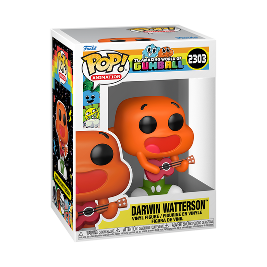 Darwin Watterson Funko Pop! #2303 stock photo in-box The Amazing World of Gumball