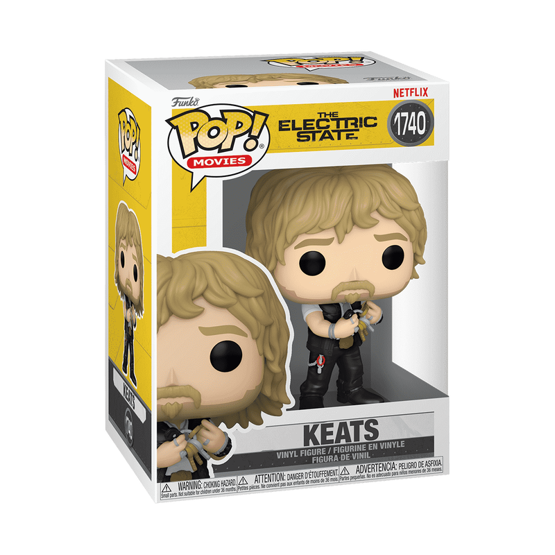 The Electric State Keats Funko Pop Packaging
