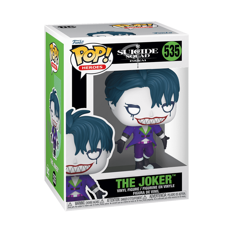The Joker Suicide Squad Isekai Funko Pop Packaging