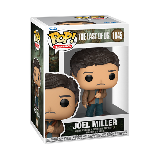 Joel Miller Funko Pop! #1845 stock photo in-box The Last of Us
