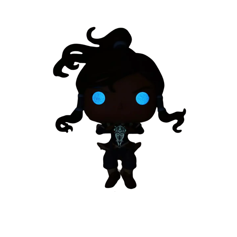 Korra Funko Pop! #801 Glow Chase Hot Topic Exclusive glow-in-the-dark stock photo out-of-box from The Legend of Korra