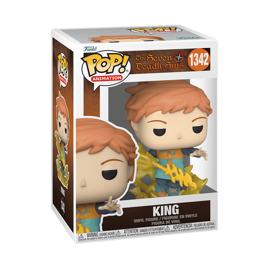 King Funko Pop! #1342 stock photo in-box from The Seven Deadly Sins