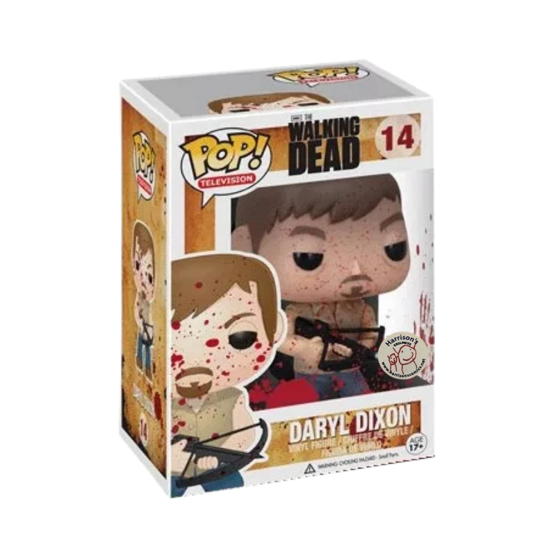 Daryl Dixon Funko Pop! #13 Harrison's Exclusive stock photo in-box The Walking Dead