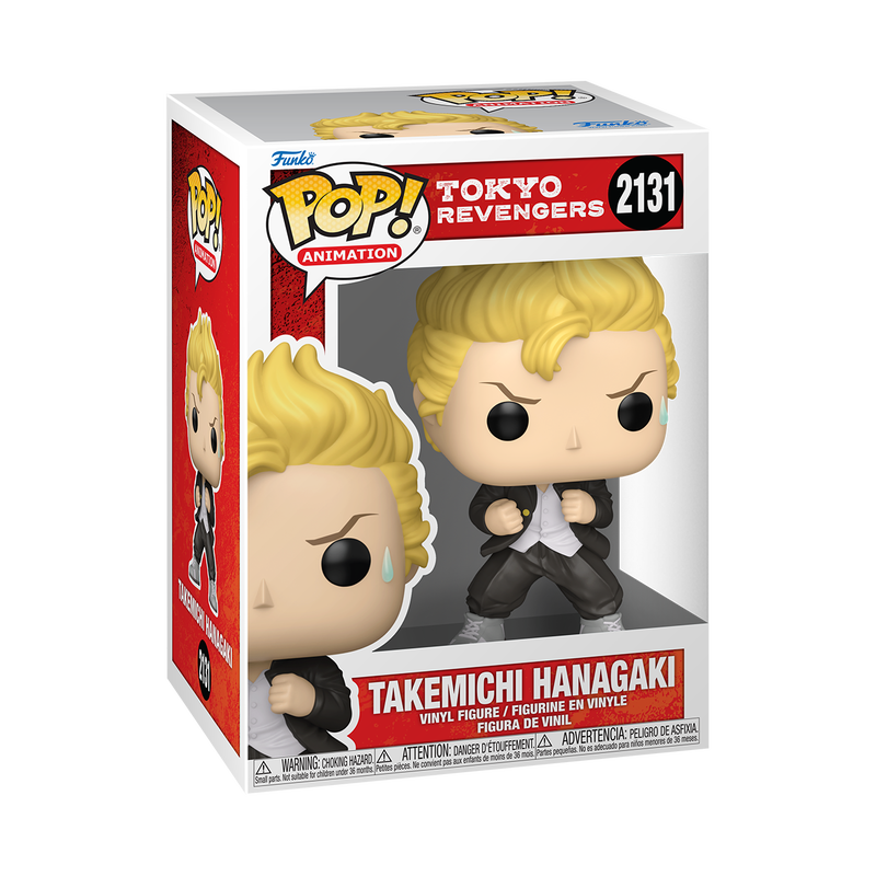 Takemichi Hanagaki Funko Pop! #2131 in box packaging from Tokyo Revengers