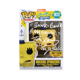 Tom Kenny Signed Mocking Spongebob Funko Pop Hot Topic Exclusive Figure