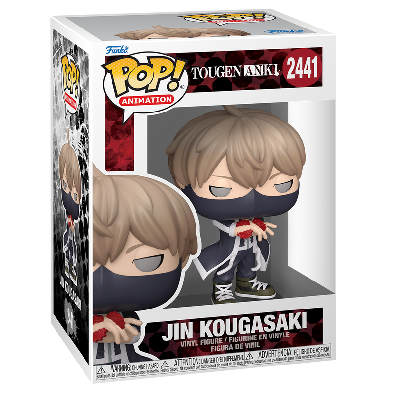 Jin Kougasaki Funko Pop! #2441 stock photo in-box from Tougen Anki