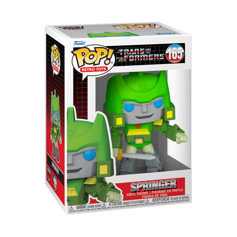 Springer Funko Pop! #165 in box packaging from Transformers