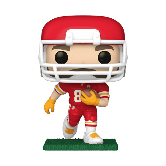 Travis Kelce NFL Kansas City Chiefs Funko Pop Figure Running Holding Football
