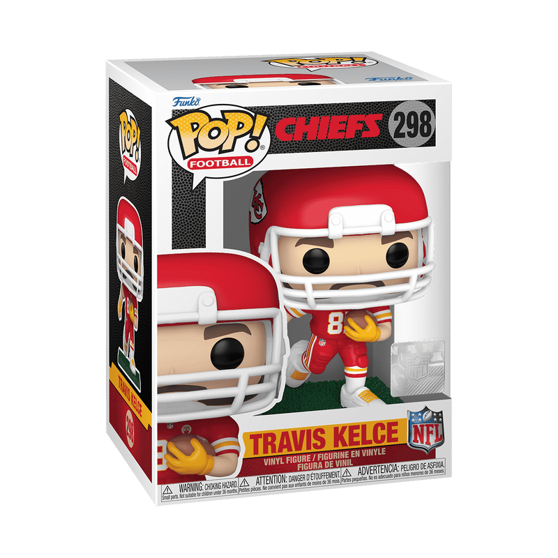 Travis Kelce NFL Kansas City Chiefs Funko Pop Packaging