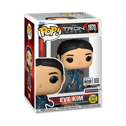 Eve Kim Funko Pop #1970 Glow in the Dark Limited Edition in box packaging