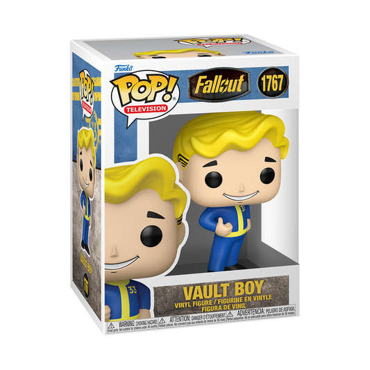 Funko Pop! Fallout Vault Boy #1767 Funko Pop box packaging front view