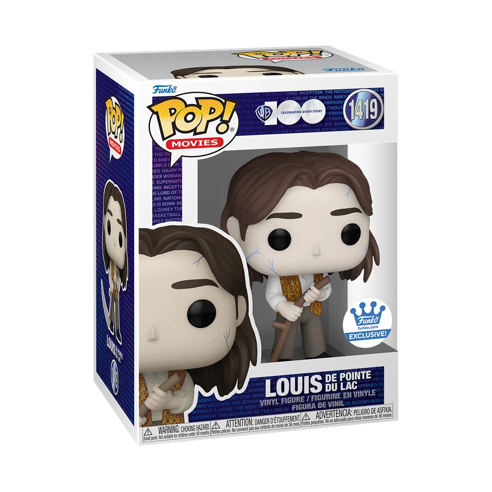 WB100 Louis De Pointe Du Lac Funko Pop! #1419 Funko Exclusive in box packaging