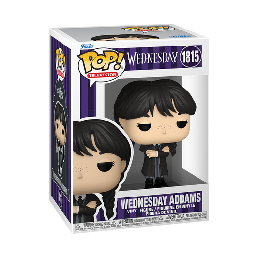 Funko Pop! Wednesday Wednesday Addams #1815 Funko Pop box packaging front view