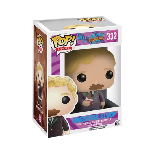 Augustus Gloop Funko Pop! #332 stock photo in-box from Willy Wonka & The Chocolate Factory