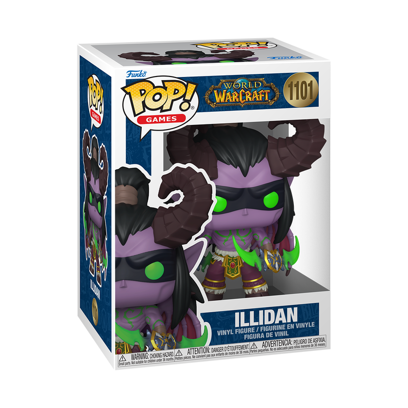 World of Warcraft Illidan Funko Pop Packaging
