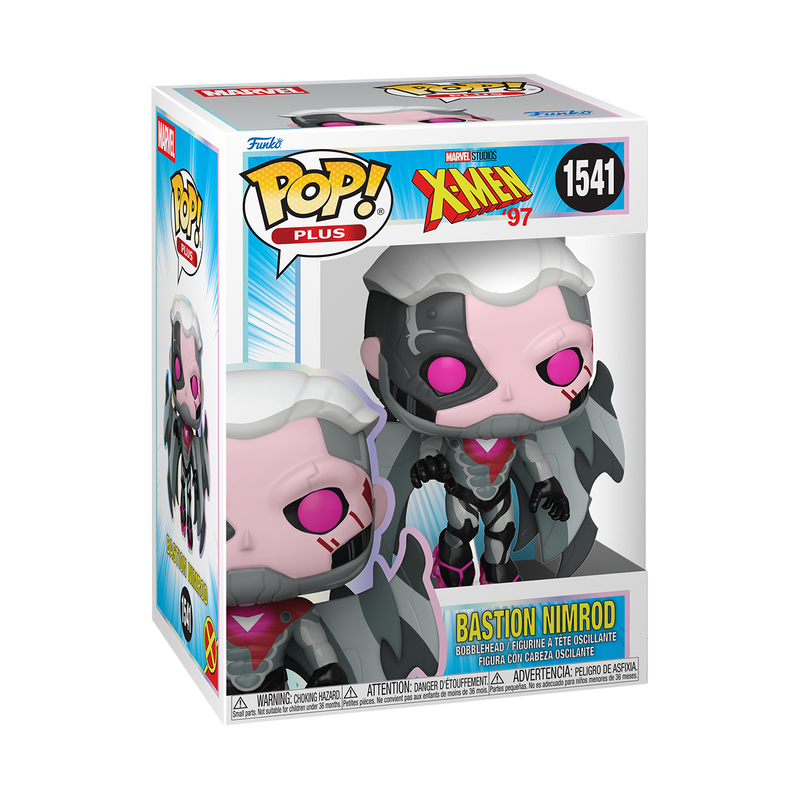 X-Men '97 Bastion Nimrod Funko Pop Plus Packaging