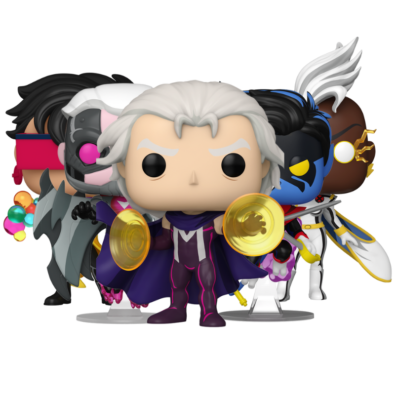 X-Men '97 Bastion Nimrod Storm Nightcrawler Magneto Jubilee Funko Pop Plus Figure Set