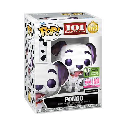 Pongo Facet Funko Pop! #1723 Emerald City Comic Con Limited Edition 1001 PCS stock photo in-box from 101 Dalmatians
