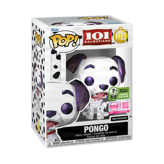 Pongo Facet Funko Pop! #1723 Emerald City Comic Con Limited Edition 1001 PCS stock photo in-box from 101 Dalmatians
