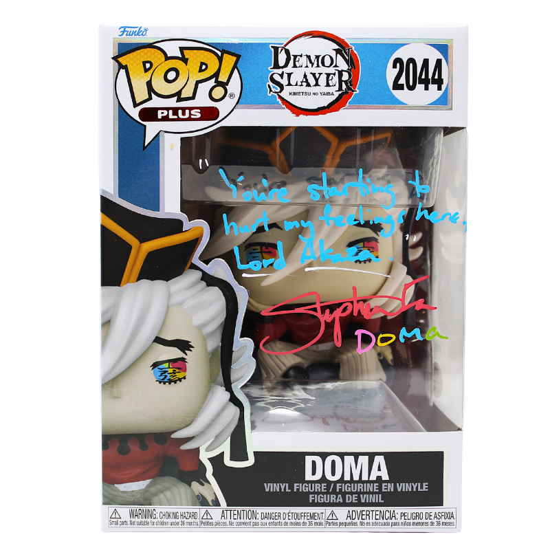 Funko Pop! Demon Slayer - Doma #2044 Signed by Stephen Fu - PSA Certified