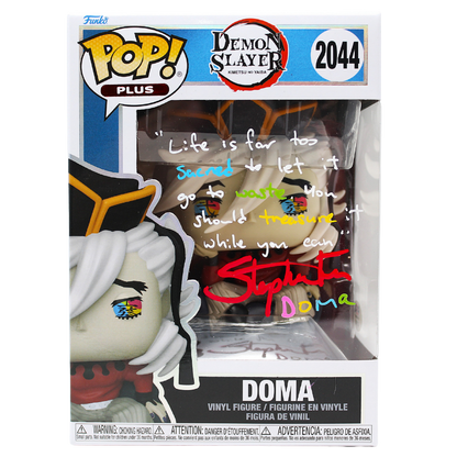 Funko Pop! Demon Slayer - Doma #2044 Signed by Stephen Fu - PSA Certified