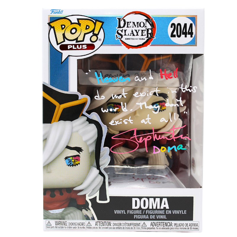 Funko Pop! Demon Slayer - Doma #2044 Signed by Stephen Fu - PSA Certified