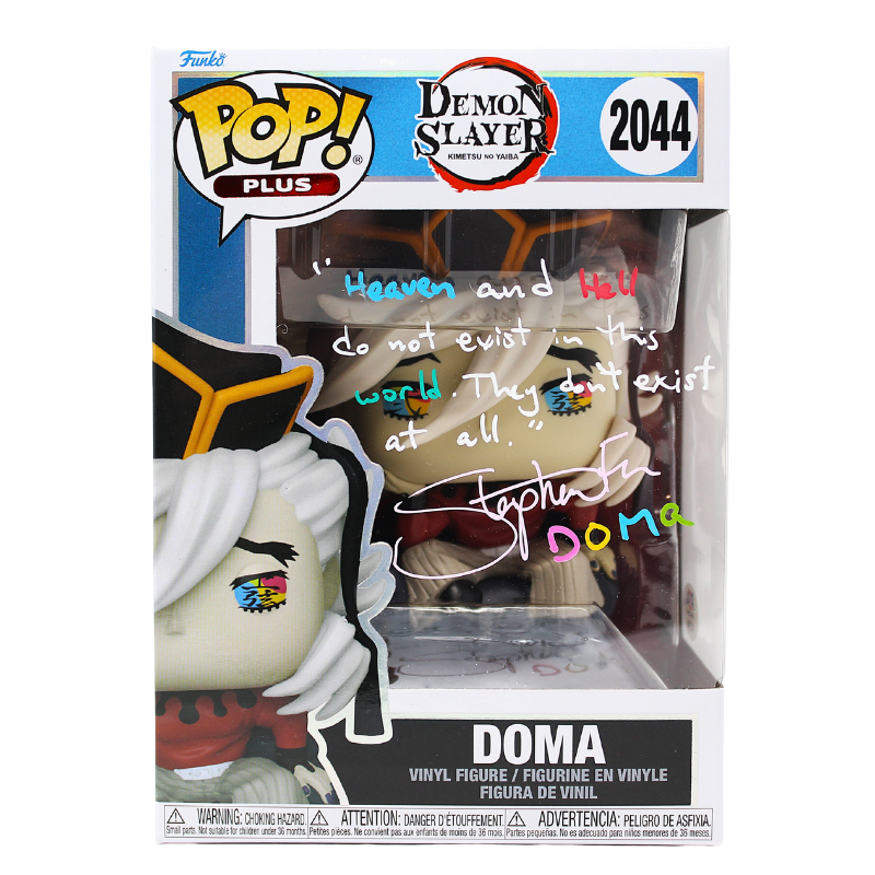 Funko Pop! Demon Slayer - Doma #2044 Signed by Stephen Fu - PSA Certified
