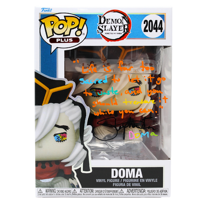 Funko Pop! Demon Slayer - Doma #2044 Signed by Stephen Fu - PSA Certified