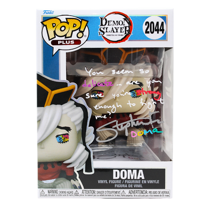 Funko Pop! Demon Slayer - Doma #2044 Signed by Stephen Fu - PSA Certified