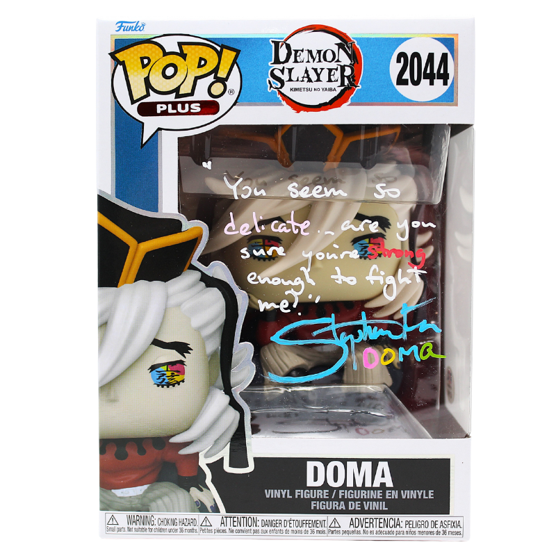 Funko Pop! Demon Slayer - Doma #2044 Signed by Stephen Fu - PSA Certified