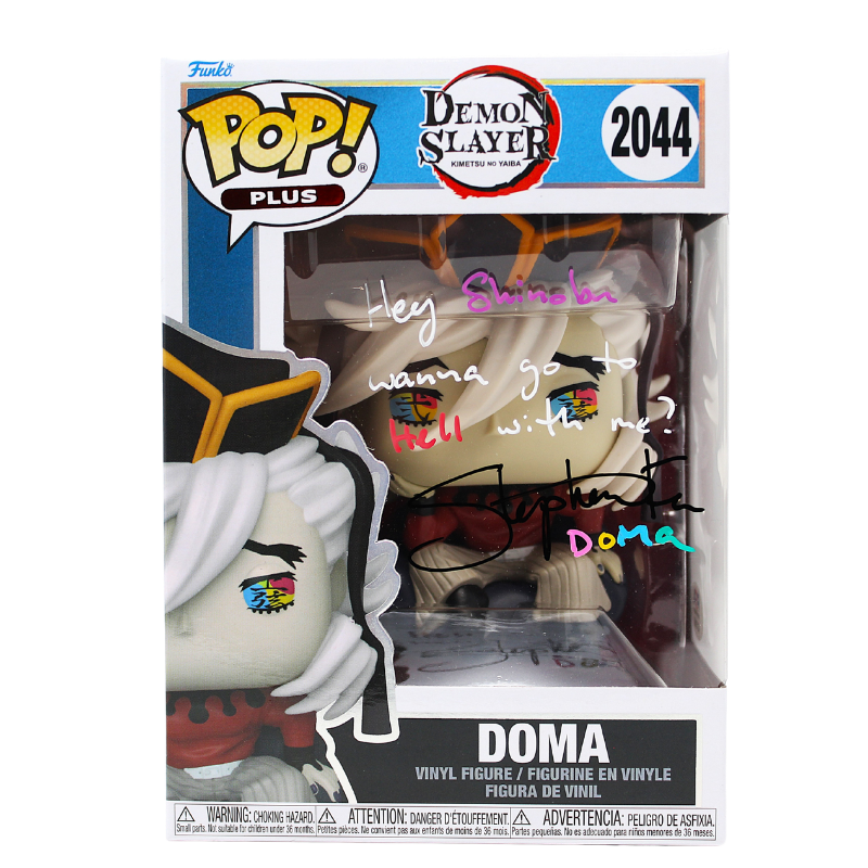 Funko Pop! Demon Slayer - Doma #2044 Signed by Stephen Fu - PSA Certified