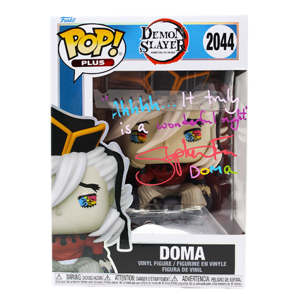 Funko Pop! Demon Slayer - Doma #2044 Signed by Stephen Fu - PSA Certified