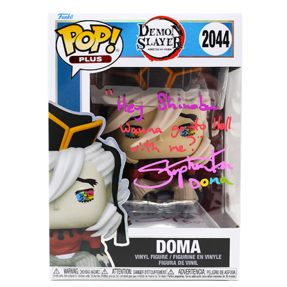 Funko Pop! Demon Slayer - Doma #2044 Signed by Stephen Fu - PSA Certified