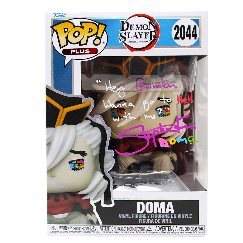 Funko Pop! Demon Slayer - Doma #2044 Signed by Stephen Fu - PSA Certified