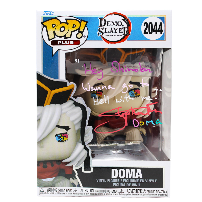 Funko Pop! Demon Slayer - Doma #2044 Signed by Stephen Fu - PSA Certified
