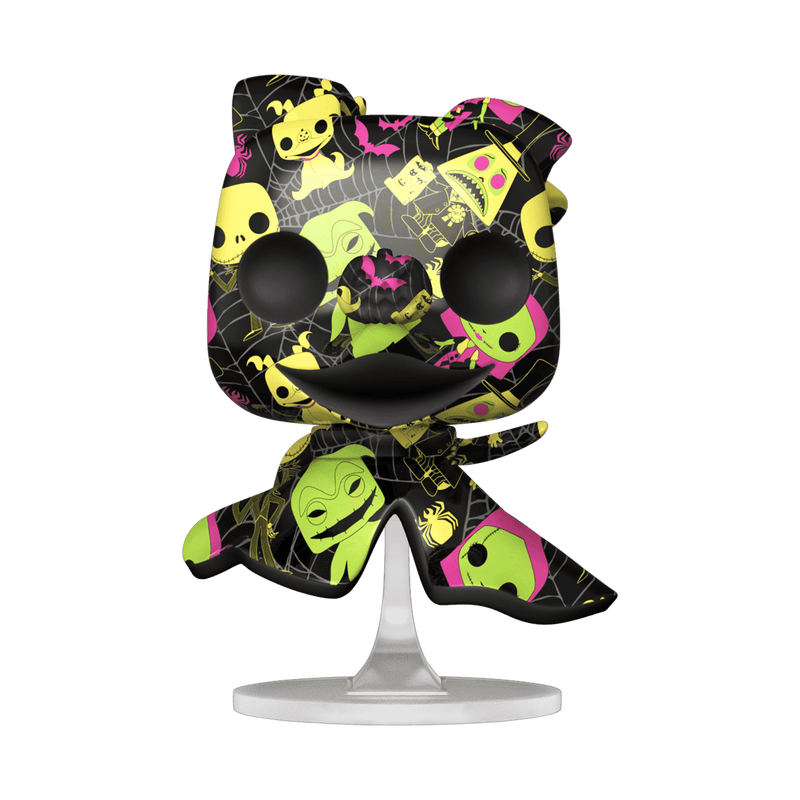 Zero Art Series Funko Pop! #06 Black Light Walmart Exclusive stock photo out-of-box from Disney The Nightmare Before Christmas